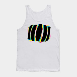 Geometric abstract color pop art modern Tank Top